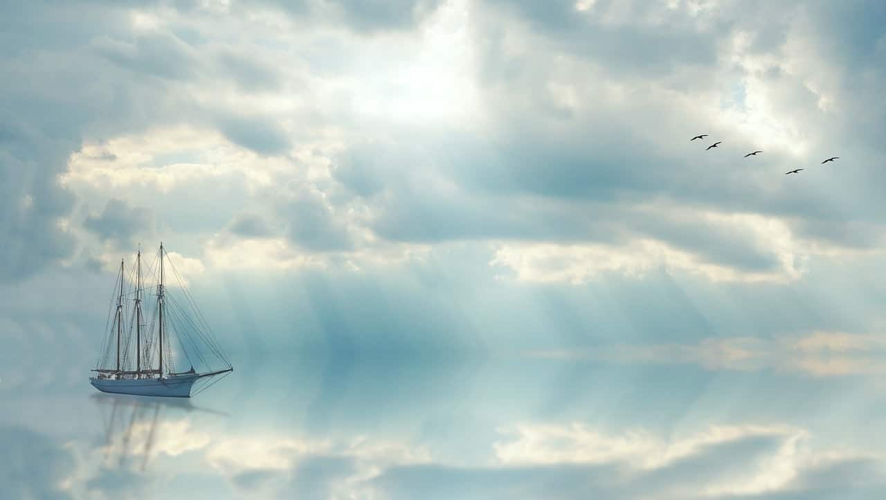 sailboat, boat, ship, sailing, sail, travel, vessel, yacht, luxury, maritime, vacations, marine, ocean, sea, water, scenic, calm, still, relaxing, sky, horizon, clouds, wallpaper-9766211.jpg